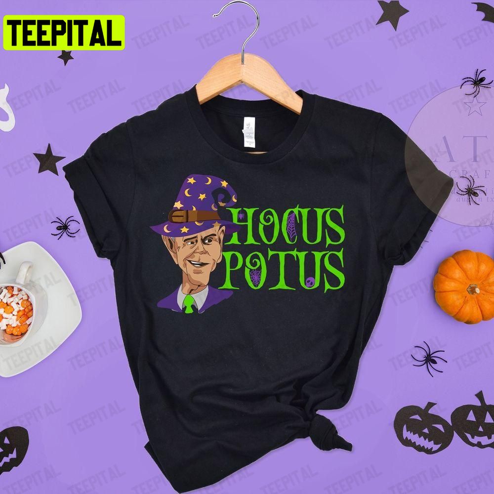 Funny Biden Halloween Hocus Potus Democrat Republican Unisex T-Shirt Sweatshirt Hoodie Funny Biden Halloween Hocus Potus Democrat Republican Unisex T-Shirt Sweatshirt Hoodie