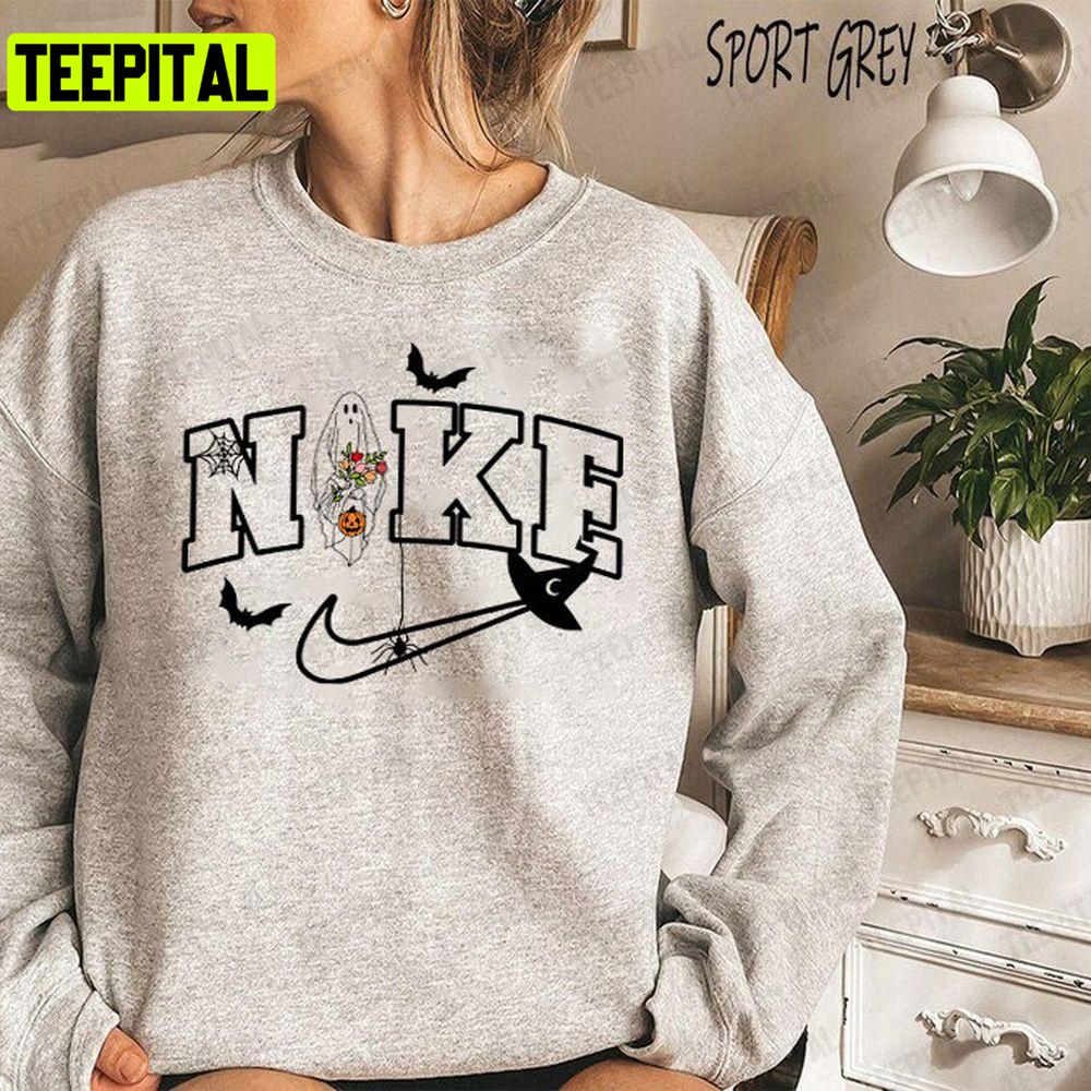 Halloween Floral Ghost Pumpkin Unisex T-Shirt Sweatshirt Hoodie Halloween Floral Ghost Pumpkin Unisex T-Shirt Sweatshirt Hoodie