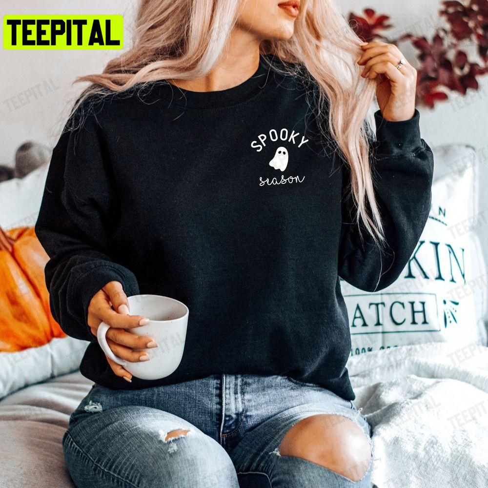 Spooky Season Ghost Halloween Autumn Pumpkin Fall Unisex T-Shirt Sweatshirt Hoodie Spooky Season Ghost Halloween Autumn Pumpkin Fall Unisex T-Shirt Sweatshirt Hoodie