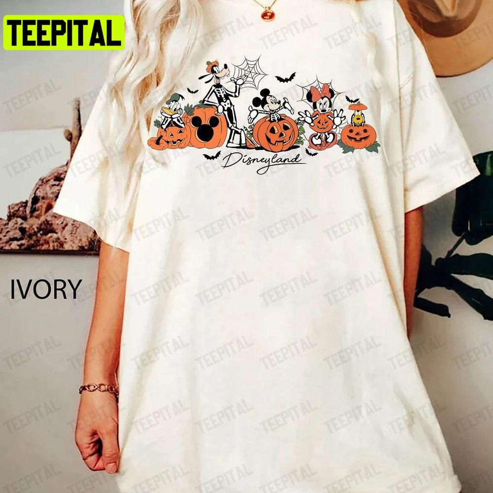 Vintage Disneyland Pumpkin Halloween Unisex T-Shirt Sweatshirt Hoodie Vintage Disneyland Pumpkin Halloween Unisex T-Shirt Sweatshirt Hoodie