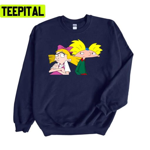 Arnold And Helga Christmas Unisex Sweatshirt