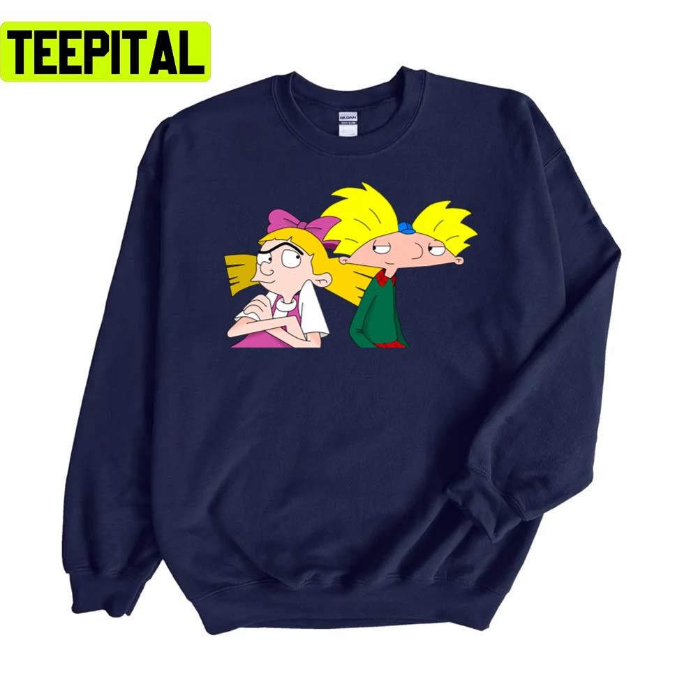 Arnold And Helga Christmas Unisex Sweatshirt Arnold And Helga Christmas Unisex Sweatshirt