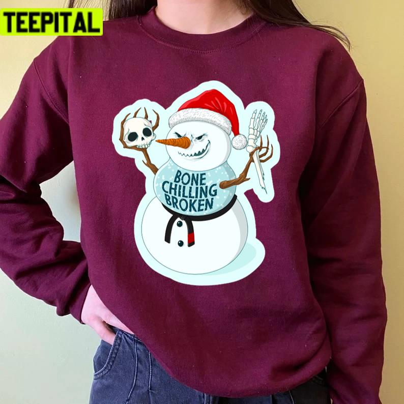 Black Belt Snowman Christmas Unisex Sweatshirt Black Belt Snowman Christmas Unisex Sweatshirt