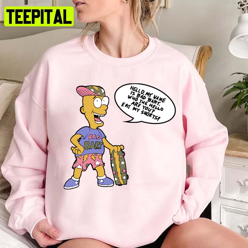 Bootleg Bart From The Simpson Unisex Sweatshirt Bootleg Bart From The Simpson Unisex Sweatshirt