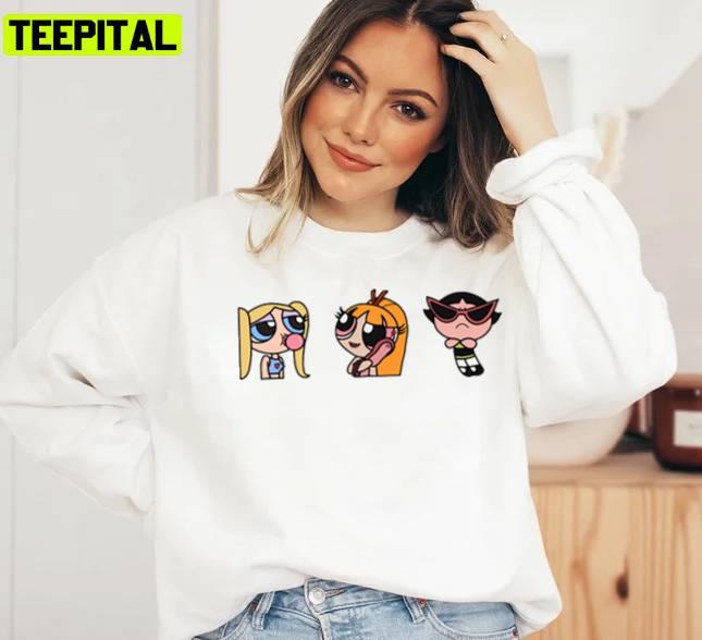 Chibi The Powerpuff Girls Unisex Sweatshirt Chibi The Powerpuff Girls Unisex Sweatshirt