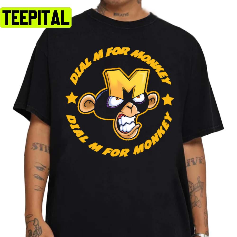 Dial M For Monkey Logo Cartoon Unisex Sweatshirt Dial M For Monkey Logo Cartoon Unisex Sweatshirt