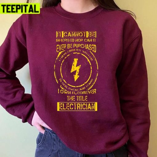 Electrician Holiday Retro Sweatshirt