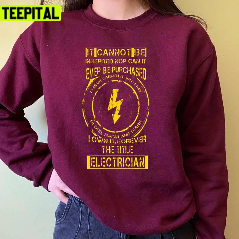 Electrician Holiday Retro Sweatshirt Electrician Holiday Retro Sweatshirt