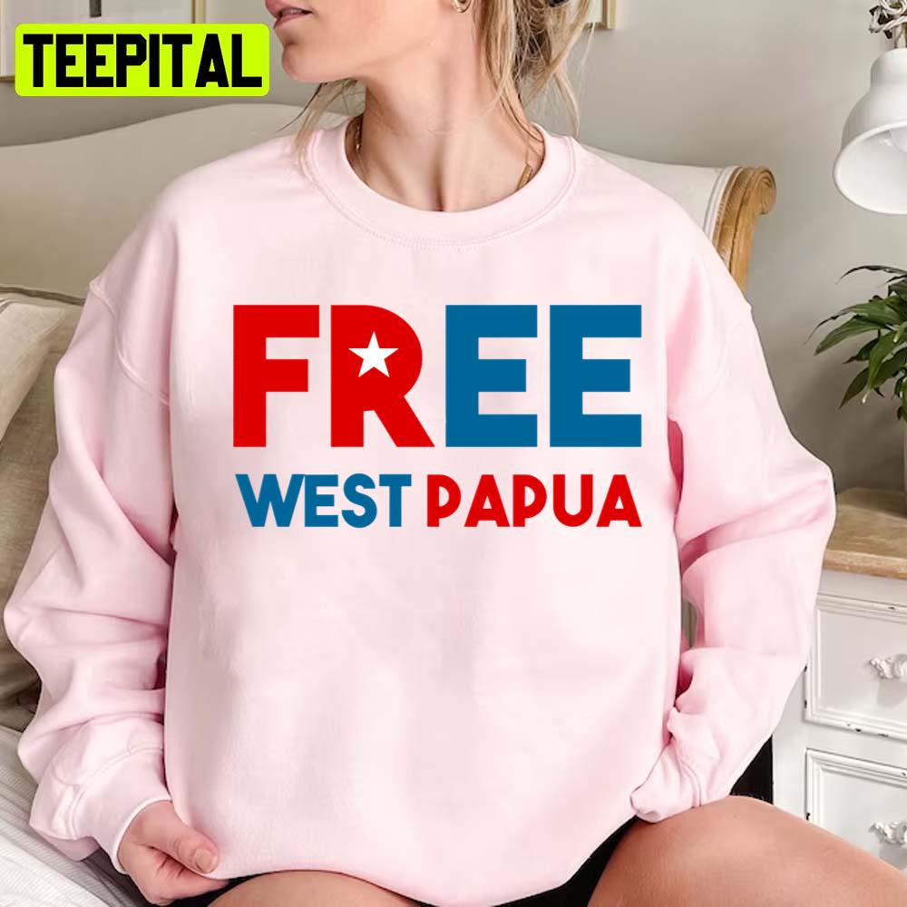 Free West Papua Graphic Unisex Sweatshirt Free West Papua Graphic Unisex Sweatshirt
