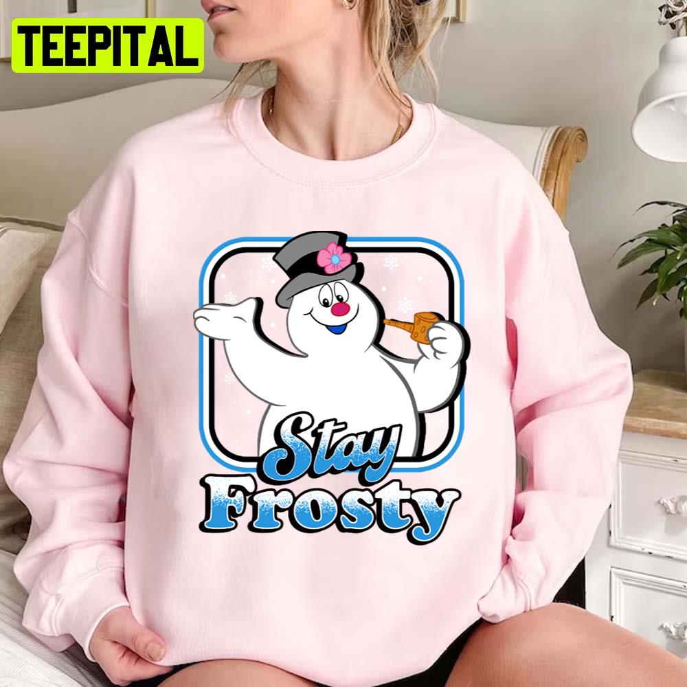 Frosty The Snowman Cartoon Christmas Unisex Sweatshirt Frosty The Snowman Cartoon Christmas Unisex Sweatshirt
