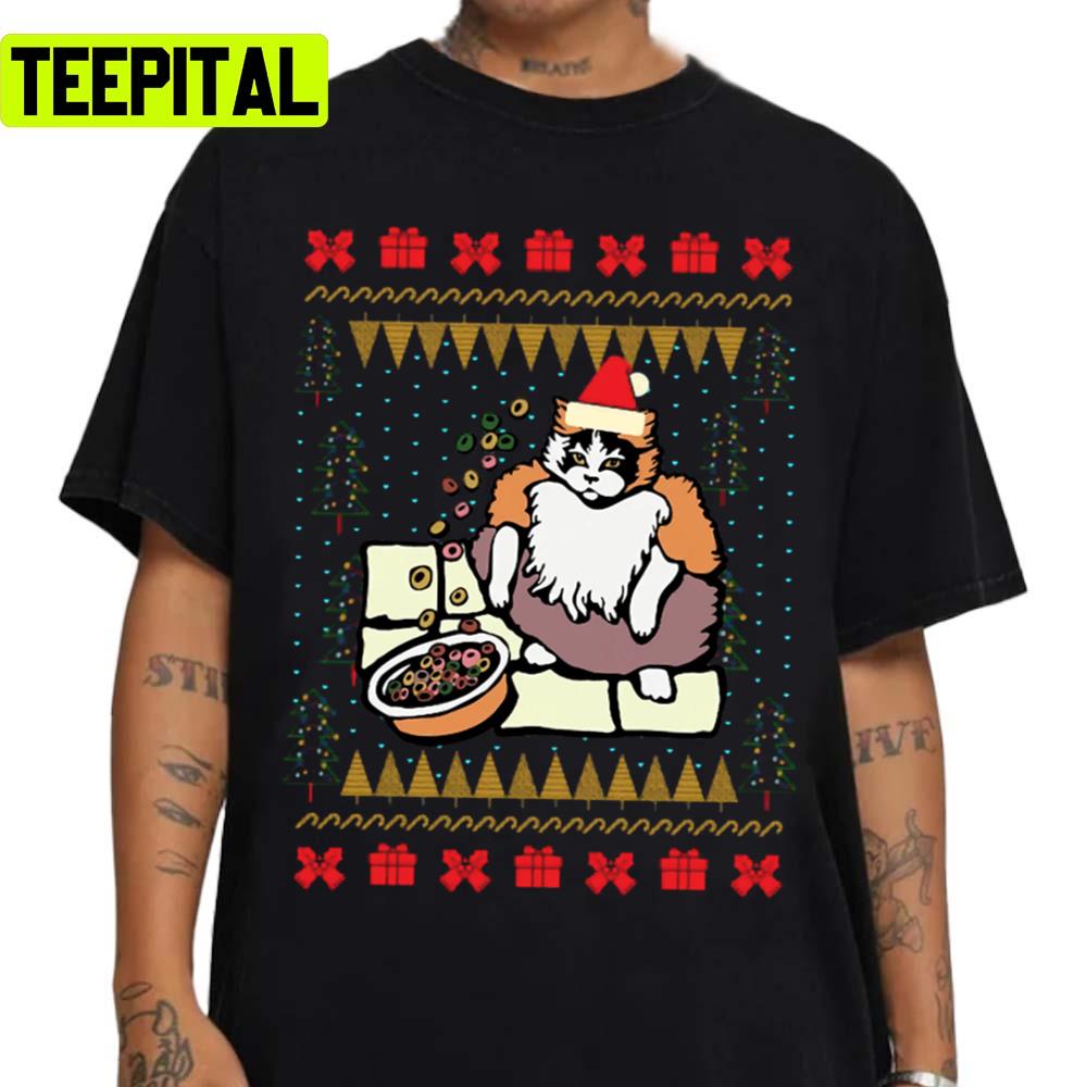 Fruit Loops Cat Meme Xmas Holiday Sweatshirt Fruit Loops Cat Meme Xmas Holiday Sweatshirt