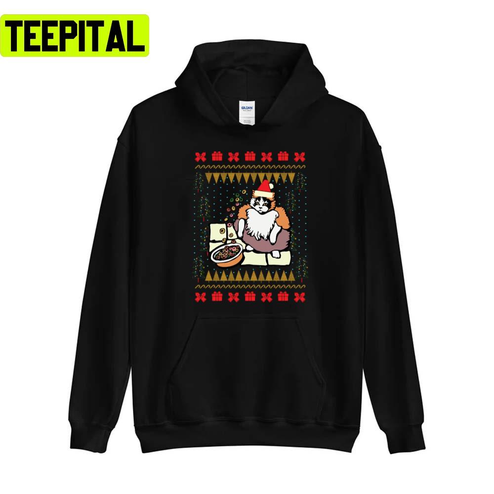 Fruit Loops Cat Meme Xmas Holiday Sweatshirt Fruit Loops Cat Meme Xmas Holiday Sweatshirt