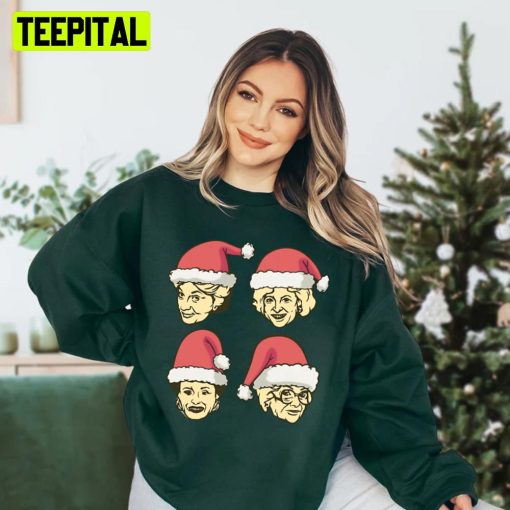 Golden Girls Christmas Vector Unisex Sweatshirt