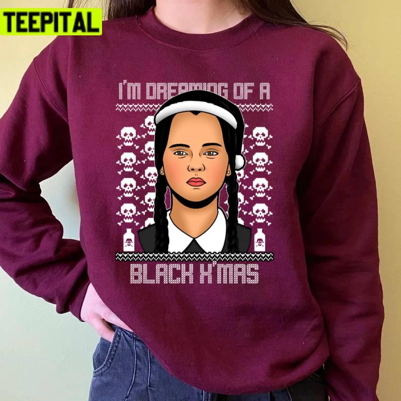 Goth Xmas Black Xmas Holiday Sweatshirt Goth Xmas Black Xmas Holiday Sweatshirt