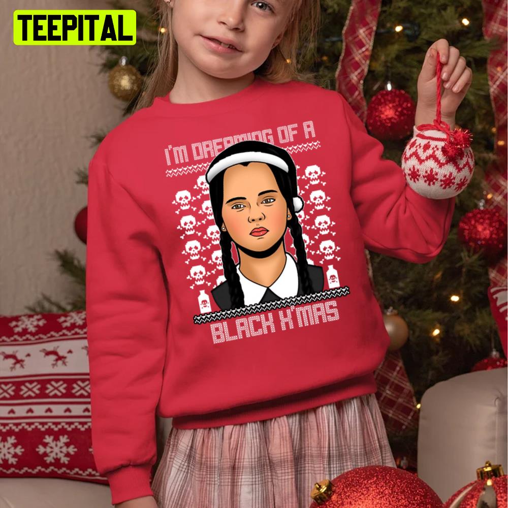 Goth Xmas Black Xmas Holiday Sweatshirt Goth Xmas Black Xmas Holiday Sweatshirt