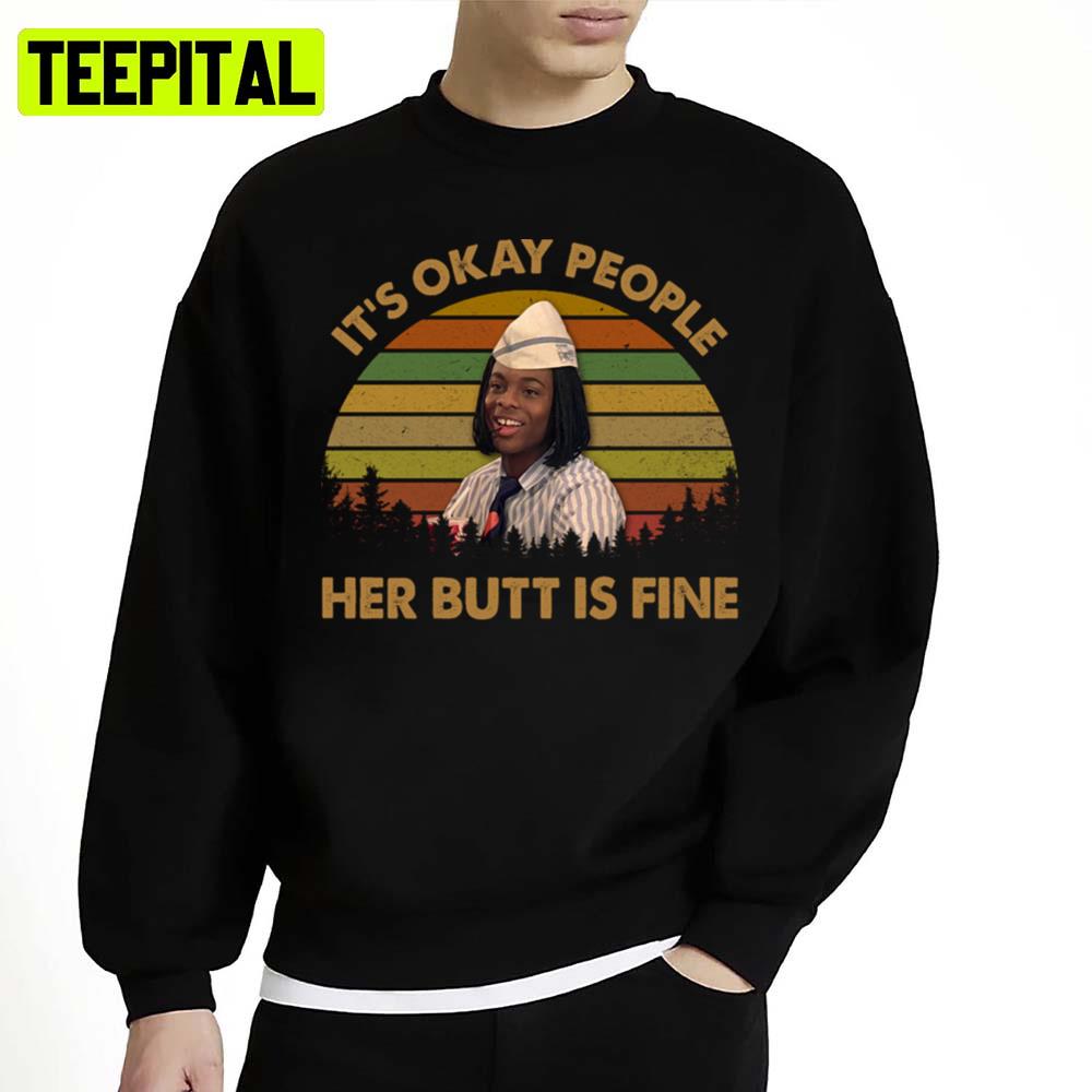 Her Butt Is Fine Good Burgers Unisex Sweatshirt Her Butt Is Fine Good Burgers Unisex Sweatshirt