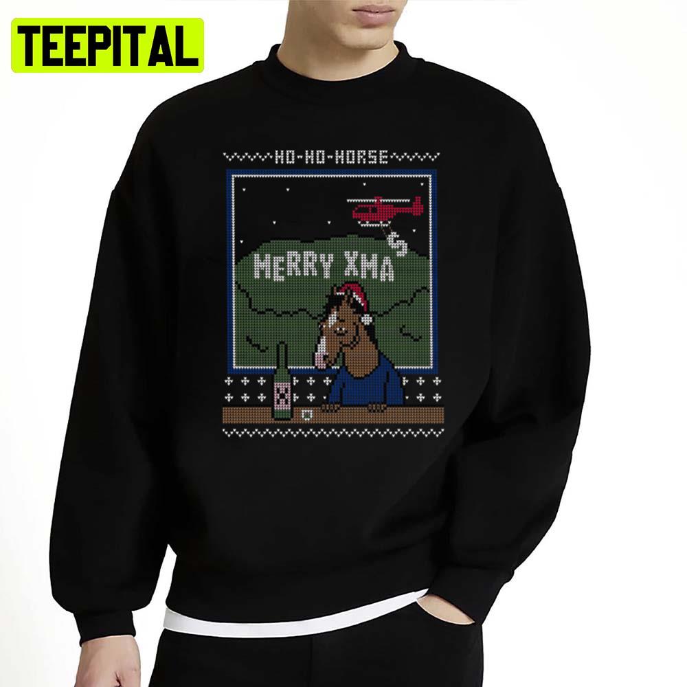 Ho Ho Horse Jack Bo Man Christmas Unisex Sweatshirt Ho Ho Horse Jack Bo Man Christmas Unisex Sweatshirt