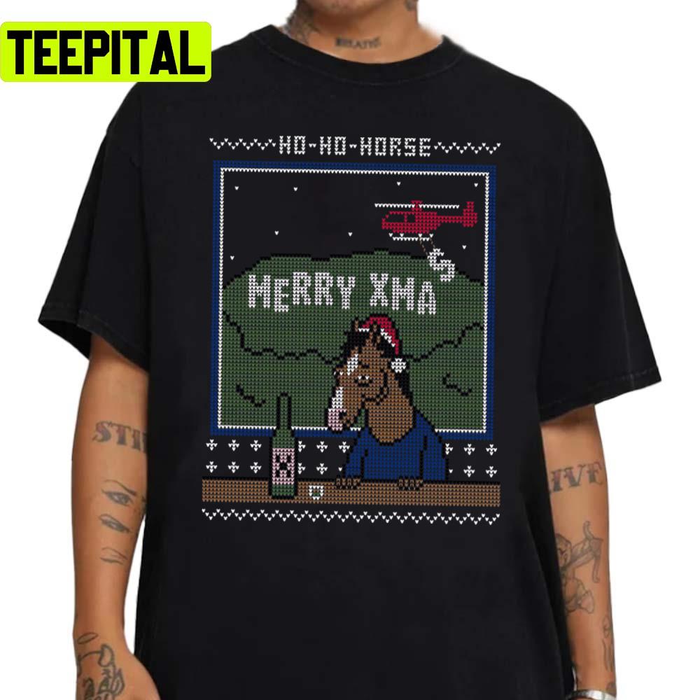 Ho Ho Horse Jack Bo Man Christmas Unisex Sweatshirt Ho Ho Horse Jack Bo Man Christmas Unisex Sweatshirt