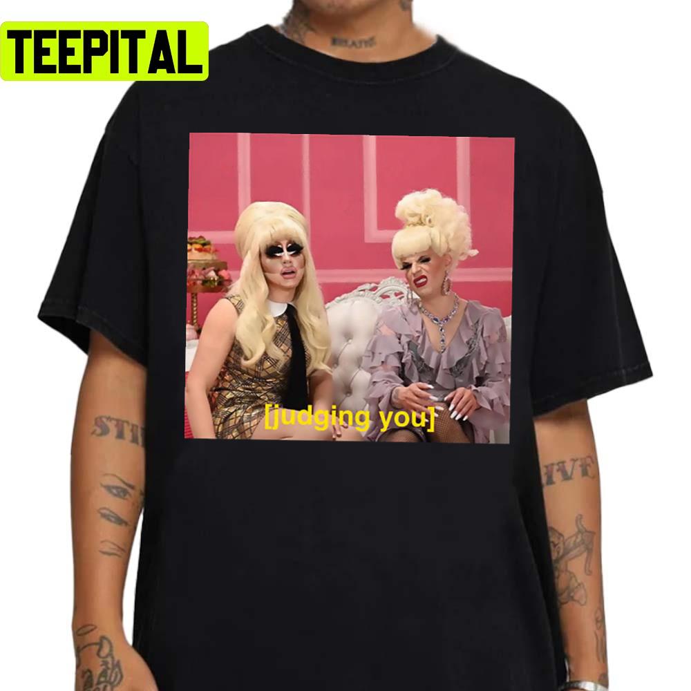 Judging You Meme Drag Unisex Sweatshirt Judging You Meme Drag Unisex Sweatshirt