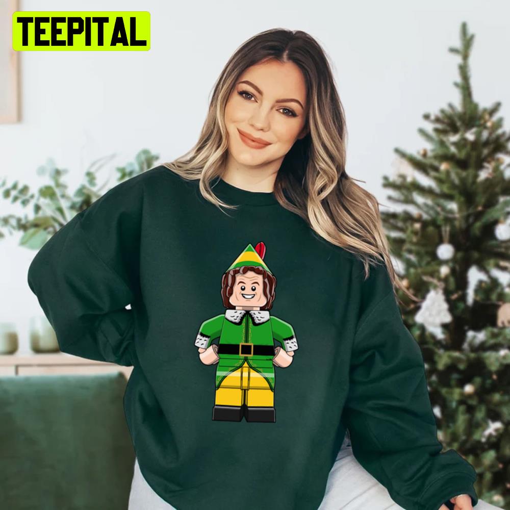 Lego Buddy The Elf Christmas Unisex Sweatshirt Lego Buddy The Elf Christmas Unisex Sweatshirt
