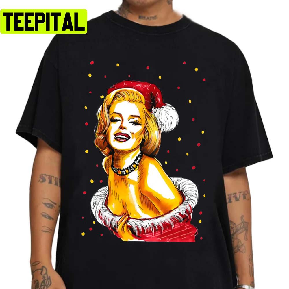 Marilyn Monroe Graphic Xmas 2023 Holiday Sweatshirt Marilyn Monroe Graphic Xmas 2023 Holiday Sweatshirt
