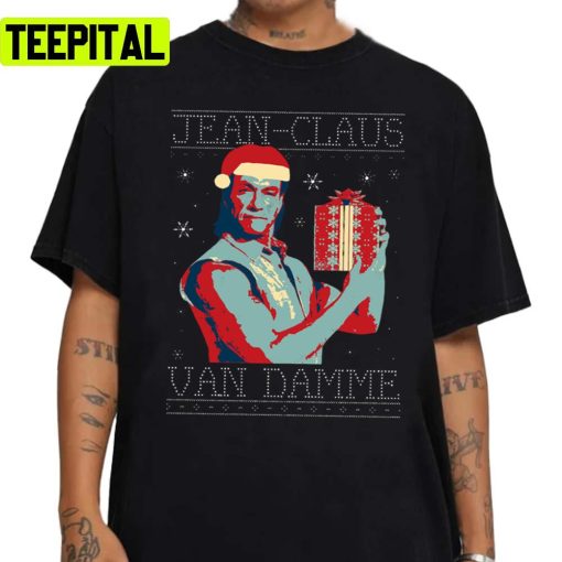 Meme Jean Claus Van Damme Christmas Unisex Sweatshirt