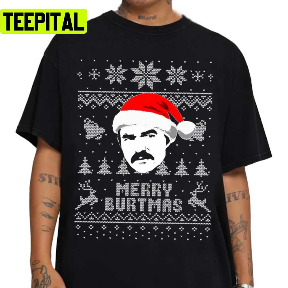 Merry Burtmas Xmas Parody Holiday Sweatshirt Merry Burtmas Xmas Parody Holiday Sweatshirt