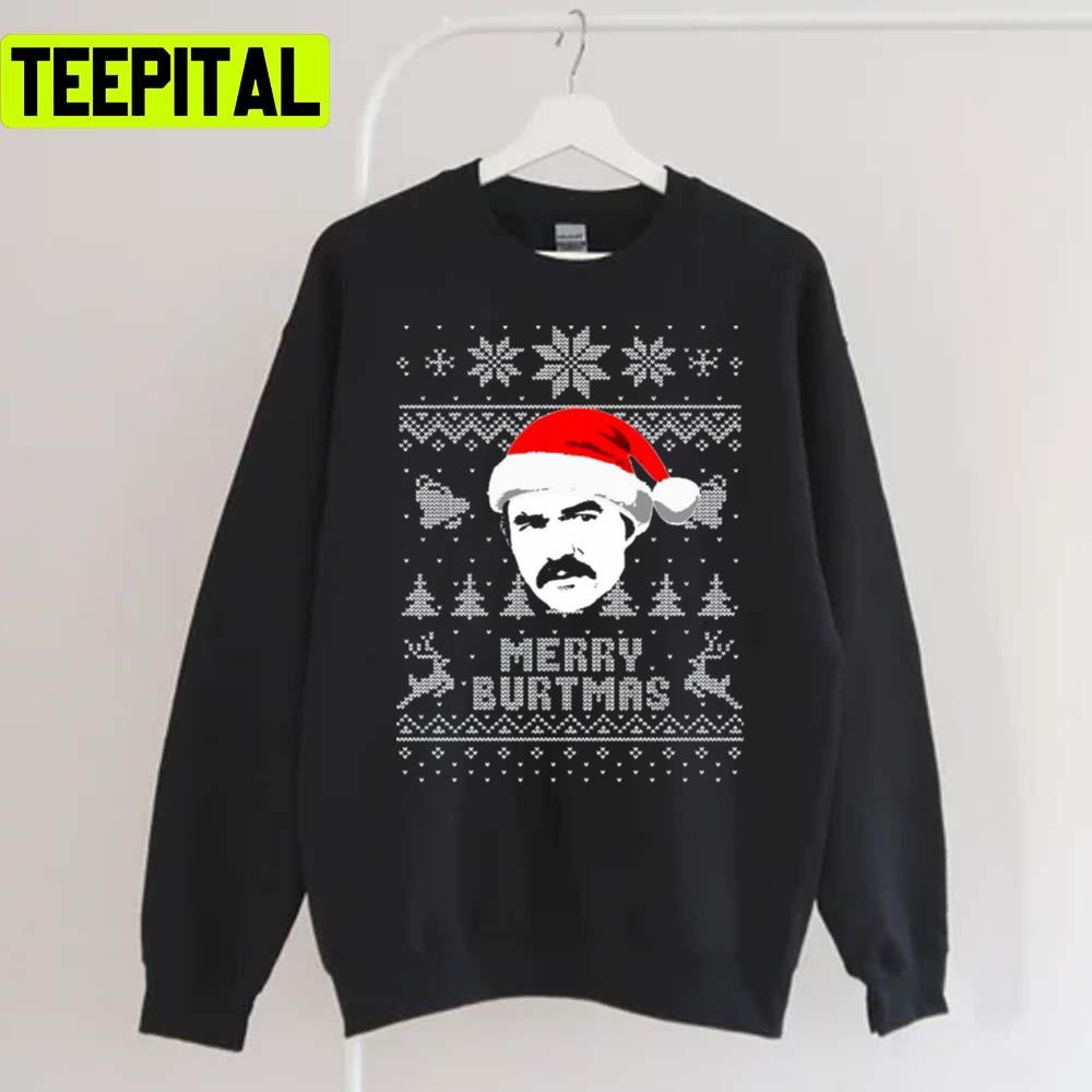 Merry Burtmas Xmas Parody Holiday Sweatshirt Merry Burtmas Xmas Parody Holiday Sweatshirt