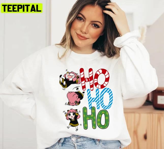 Merry Christmas Anya Ho Ho Ho Sweatshirt Merry Christmas Anya Ho Ho Ho Sweatshirt