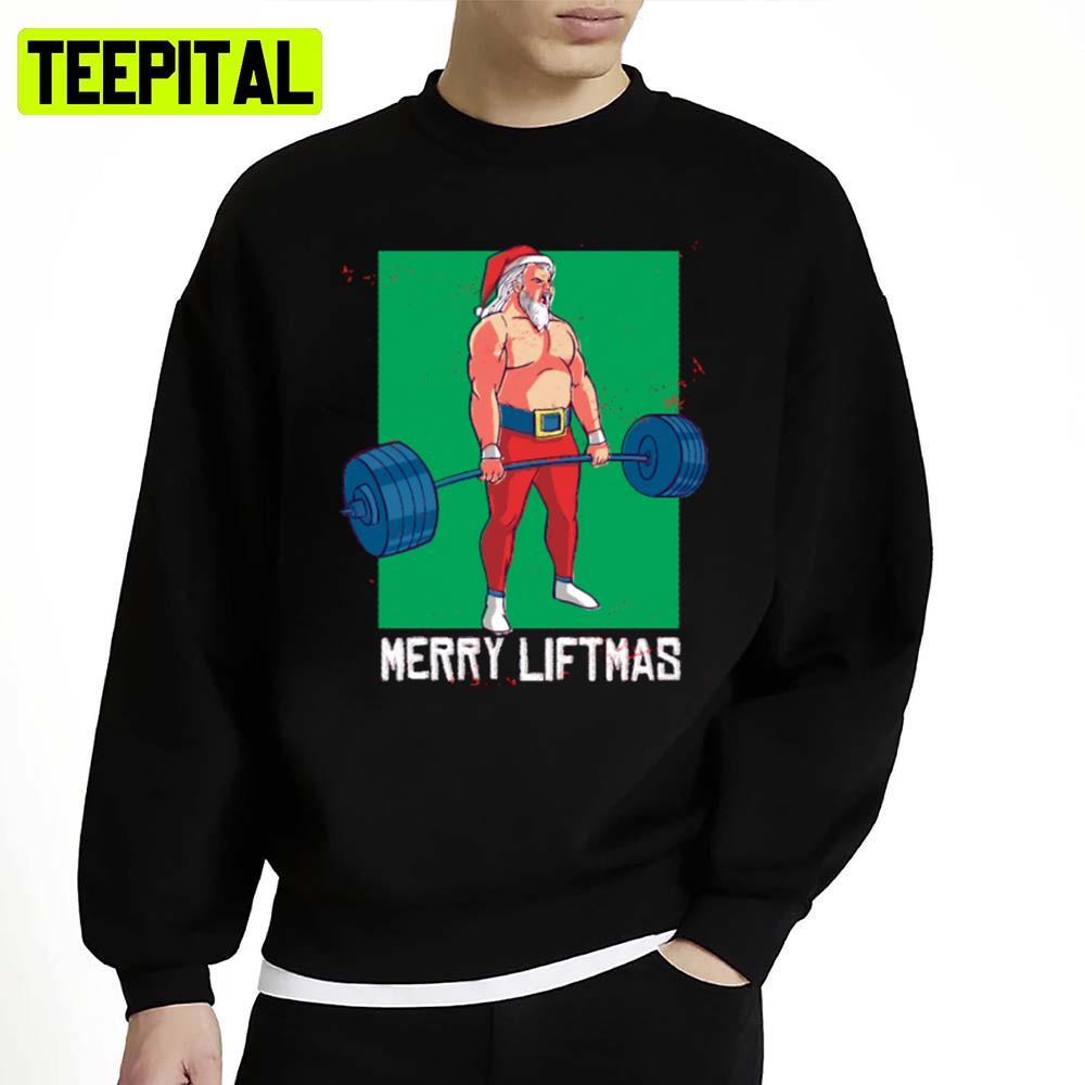 Merry Liftmas Funny Christmas Unisex Sweatshirt Merry Liftmas Funny Christmas Unisex Sweatshirt