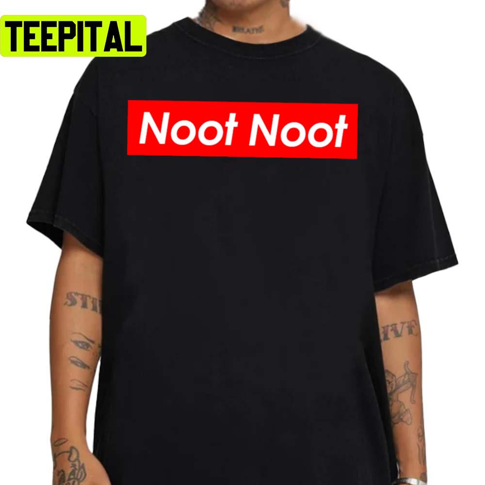 Noot Noot Pingu Red Logo Sweatshirt Noot Noot Pingu Red Logo Sweatshirt