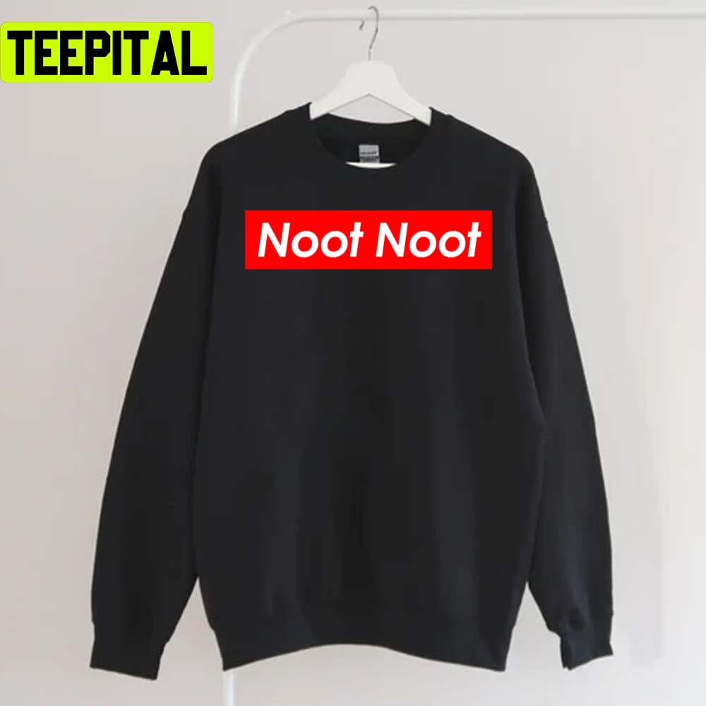 Noot Noot Pingu Red Logo Sweatshirt Noot Noot Pingu Red Logo Sweatshirt