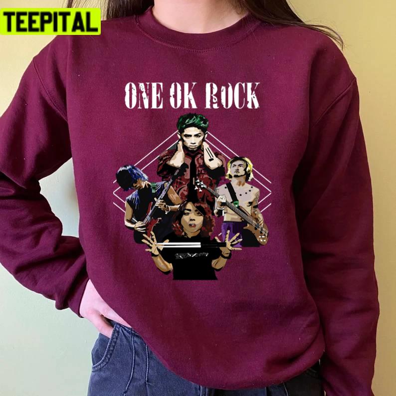 One Ok Rock 90s Music Design Unisex Sweatshirt One Ok Rock 90s Music Design Unisex Sweatshirt