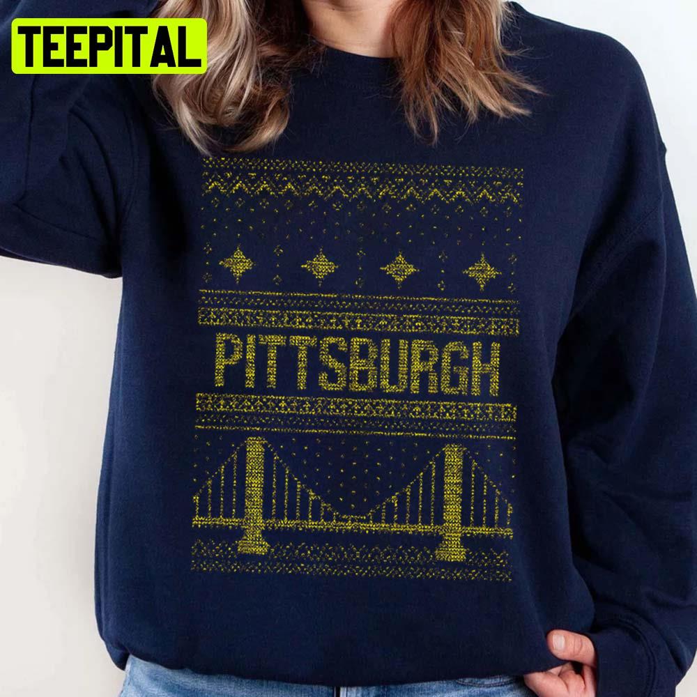 Pittsburgh Bridge Christmas Unisex Sweatshirt Pittsburgh Bridge Christmas Unisex Sweatshirt