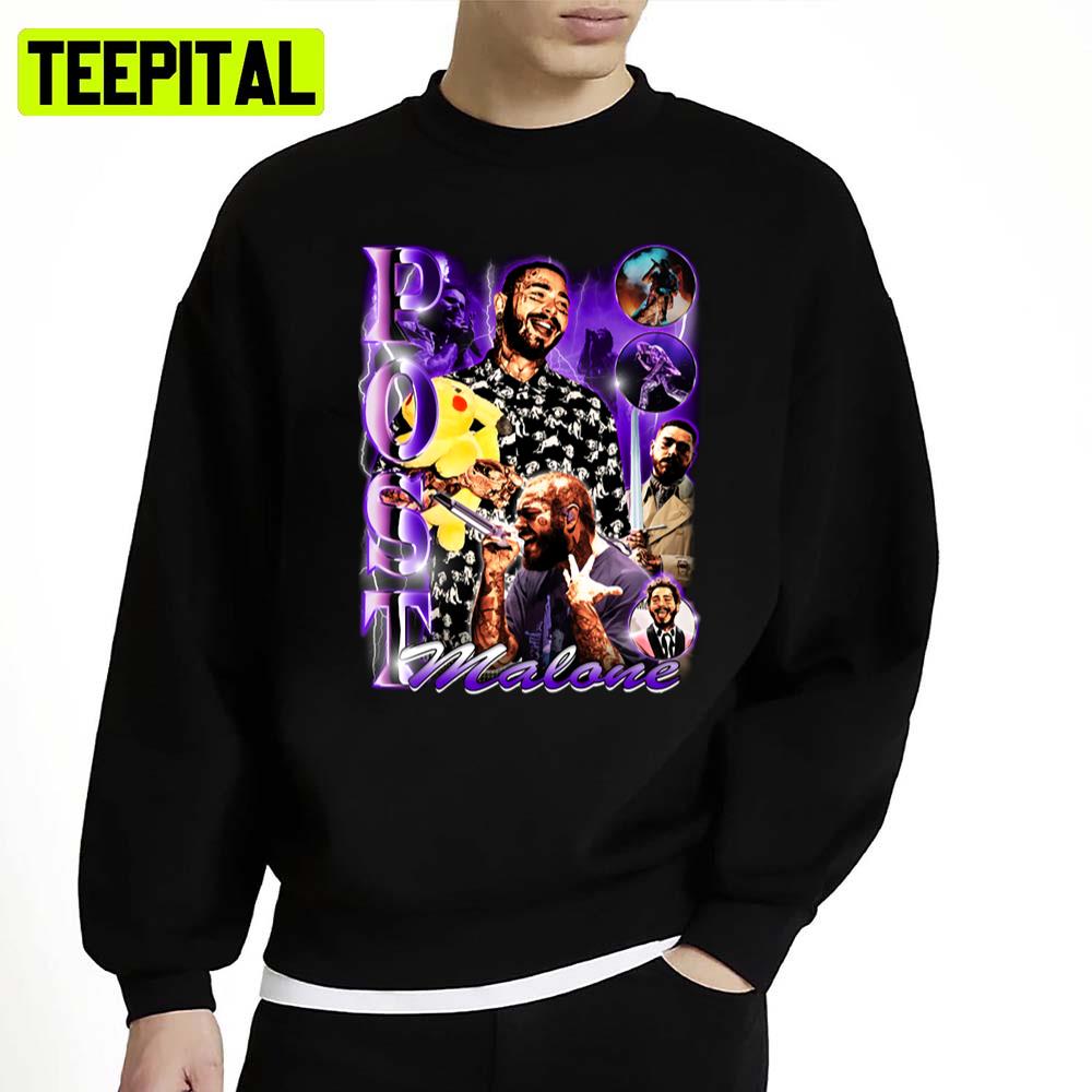 Post Malone Vintage Rap Tee Unisex Sweatshirt Post Malone Vintage Rap Tee Unisex Sweatshirt