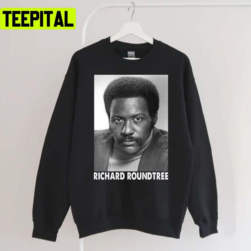Richard Roundtree Black And White Holiday Sweatshirt Richard Roundtree Black And White Holiday Sweatshirt