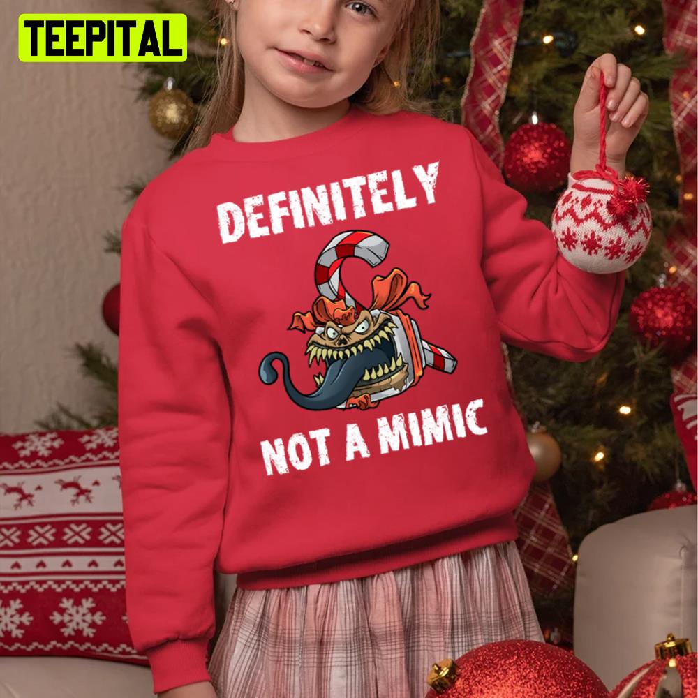 Roleplaying Mimic Creature Rpg Joke Xmas Holiday Sweatshirt Roleplaying Mimic Creature Rpg Joke Xmas Holiday Sweatshirt