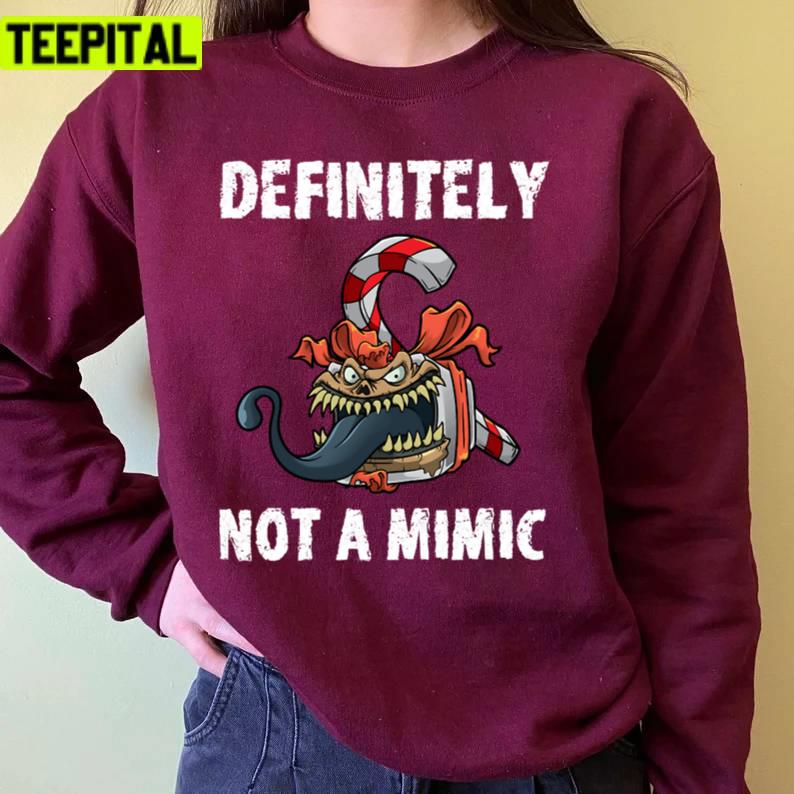 Roleplaying Mimic Creature Rpg Joke Xmas Holiday Sweatshirt Roleplaying Mimic Creature Rpg Joke Xmas Holiday Sweatshirt