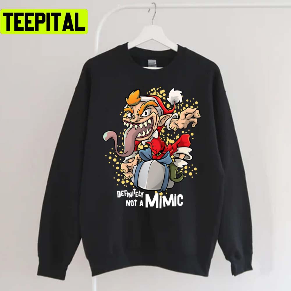 Roleplaying Mimic Rpg Joke Xmas Holiday Sweatshirt Roleplaying Mimic Rpg Joke Xmas Holiday Sweatshirt