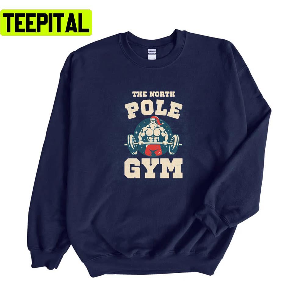 Santa Gym Christmas Unisex Sweatshirt Santa Gym Christmas Unisex Sweatshirt