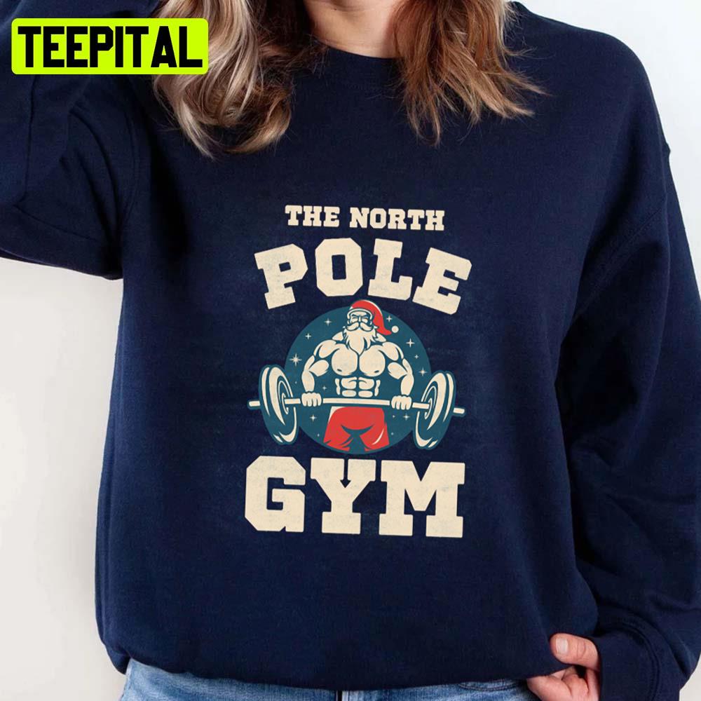 Santa Gym Christmas Unisex Sweatshirt Santa Gym Christmas Unisex Sweatshirt