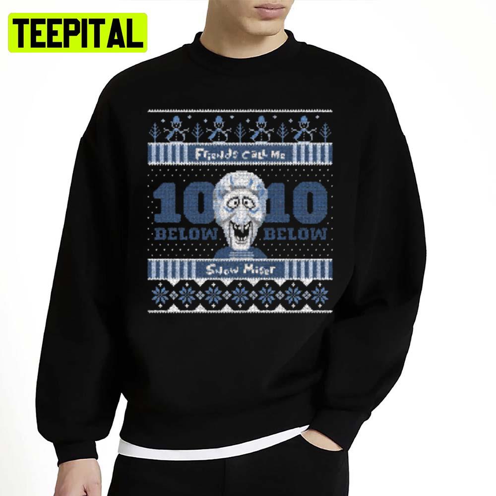 Snow Miser Christmas Pattern Unisex Sweatshirt Snow Miser Christmas Pattern Unisex Sweatshirt