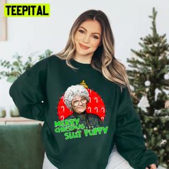 Sophia Merry Christmas Slut Puppy Golden Girls Unisex Sweatshirt