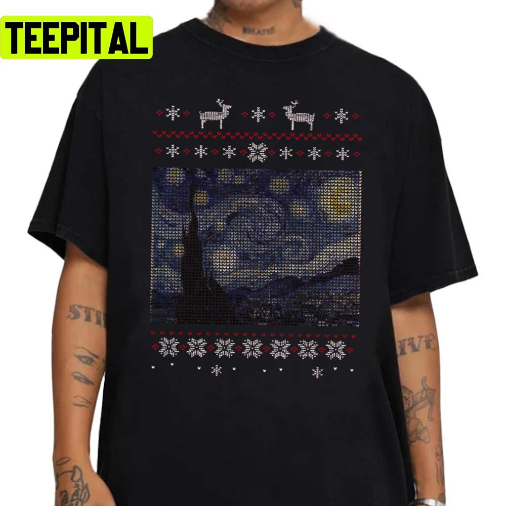 Starry Night Christmas Unisex Sweatshirt Starry Night Christmas Unisex Sweatshirt