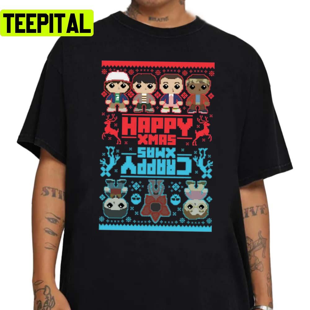 Stranger Pixels Things Xmas Stranger Things Unisex Sweatshirt Stranger Pixels Things Xmas Stranger Things Unisex Sweatshirt