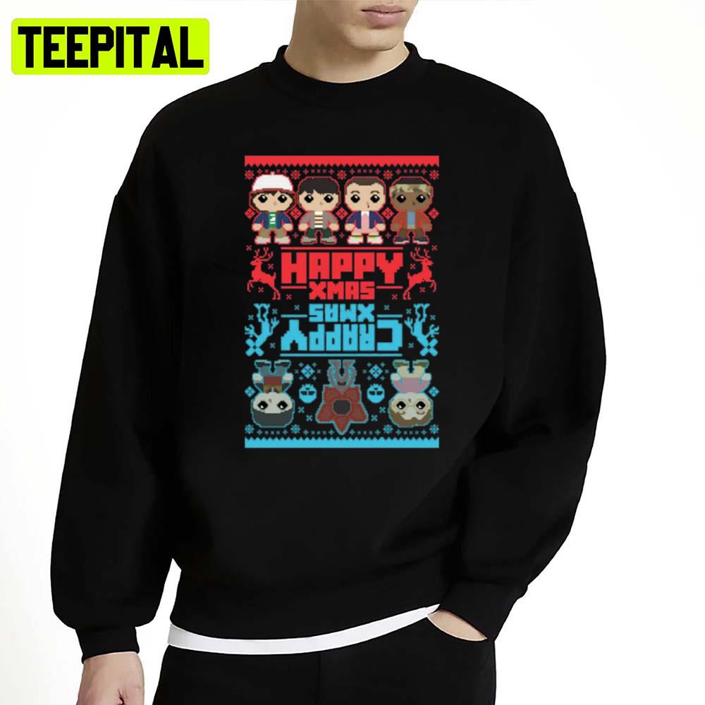 Stranger Pixels Things Xmas Stranger Things Unisex Sweatshirt Stranger Pixels Things Xmas Stranger Things Unisex Sweatshirt