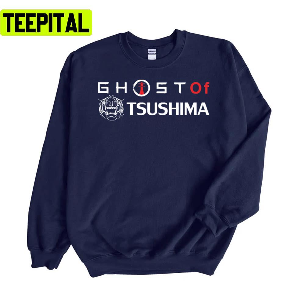 Text Design Ghost Of Tsushima Unisex Sweatshirt Text Design Ghost Of Tsushima Unisex Sweatshirt