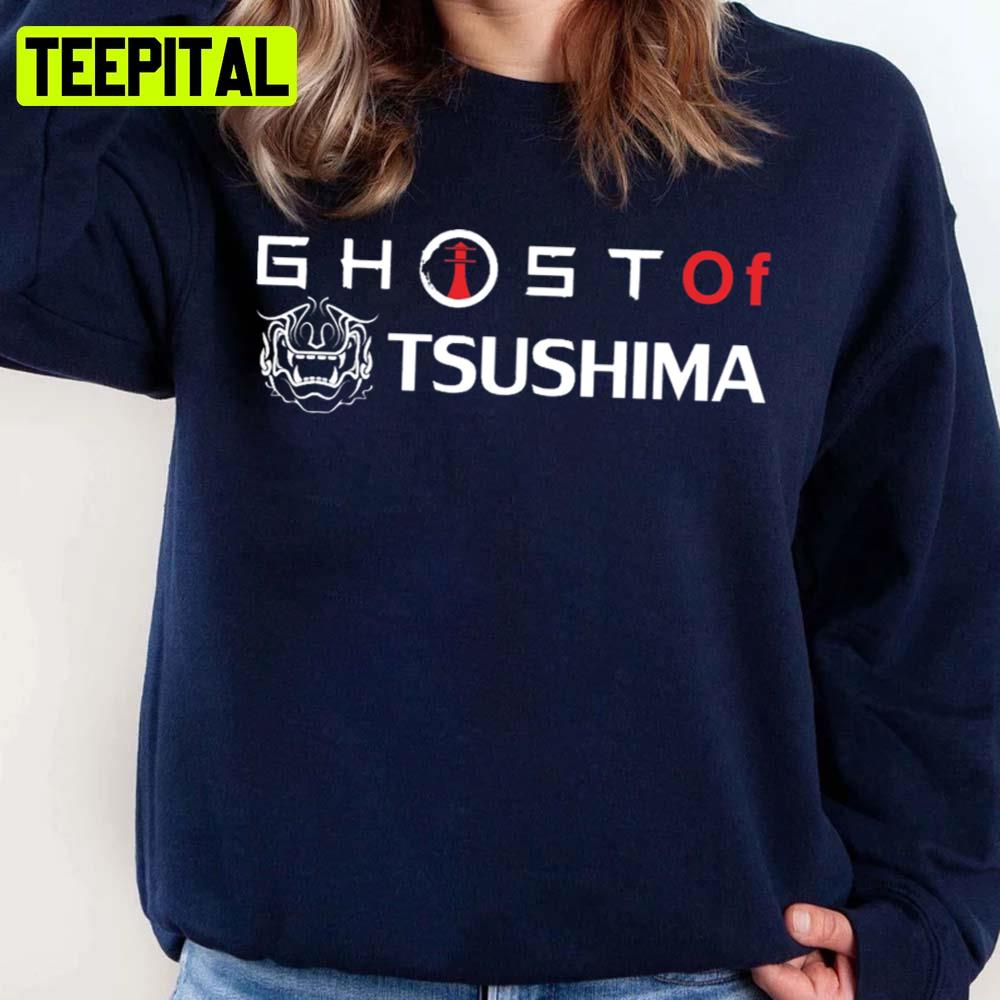 Text Design Ghost Of Tsushima Unisex Sweatshirt Text Design Ghost Of Tsushima Unisex Sweatshirt