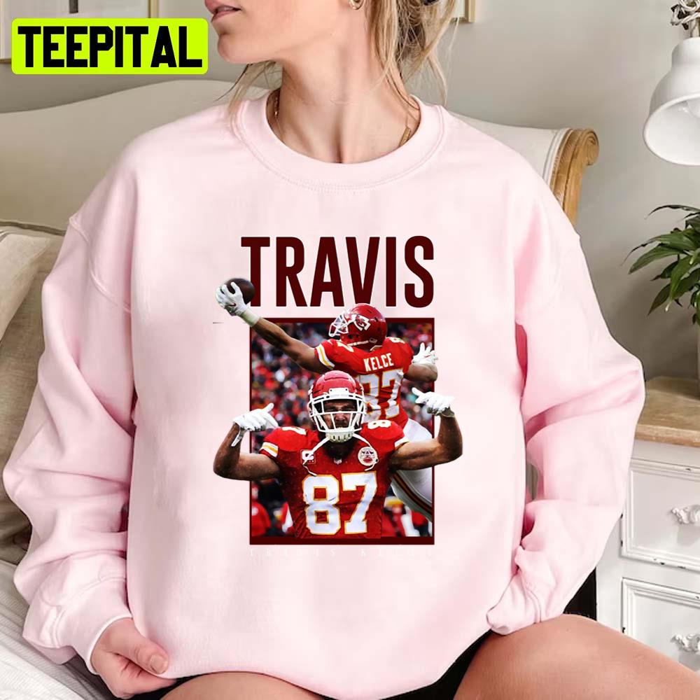 Travis Kelce Vintage Bootlag Unisex Sweatshirt Travis Kelce Vintage Bootlag Unisex Sweatshirt