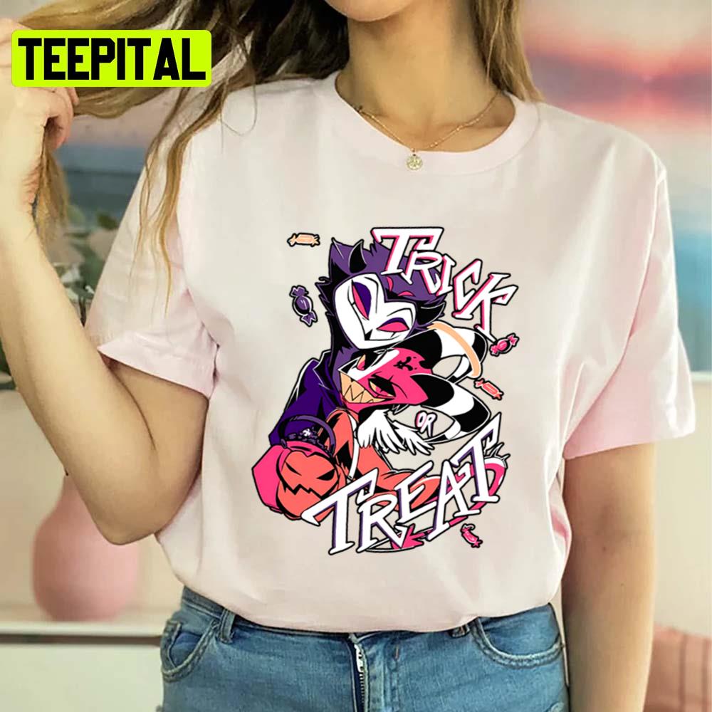 Trick Or Treat Helluva Boss Unisex Sweatshirt Trick Or Treat Helluva Boss Unisex Sweatshirt